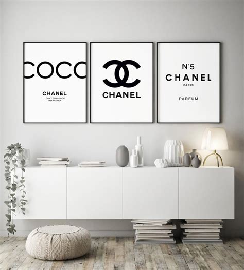 coco chanel wall pictures|Chanel paintings for bedroom.